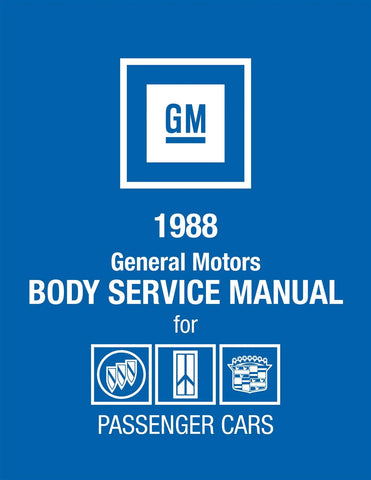 1988 Fisher Body Service Manual