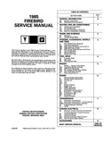 1985 Pontiac Firebird Service Manual