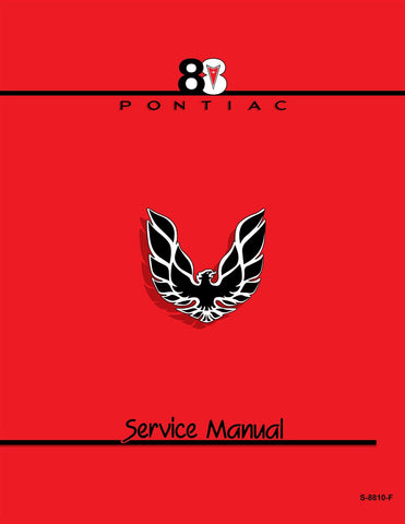 1988 Pontiac Firebird Service Manual