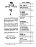 1973 Pontiac Shop Manual
