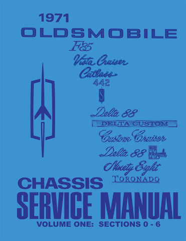 1971 Oldsmobile Chassis Service Manual