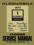 1973 Oldsmobile Chassis Service Manual