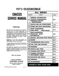 1973 Oldsmobile Chassis Service Manual