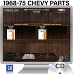 1968-1975 Chevrolet Parts Manuals (Only)