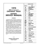 1972 Chevy 10-30 Series Truck Service Manual