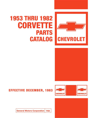 1953 - 1982 Corvette Parts & Illustration Catalog