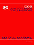 1993 Chevrolet LD Truck Fuel & Emissions Service Manual