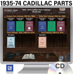 1935-1974 Cadillac Parts Manuals (Only)