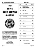 1961 Buick Body Service Manual