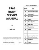 1965 Buick Body Shop Manual - All Models