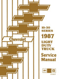 1987 Chevy LD Truck 10-30 Series Service Manual