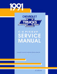 1991 Chevy C-K Pickup Truck Service Manual