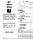 1969 Pontiac Service Manual