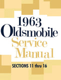 1963 Oldsmobile Service Manual - 2 Vol Set