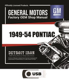 1949-1954 Pontiac Shop Manual, Sales Data & Parts Books on USB
