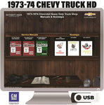 1973-1974 Chevrolet Medium/Heavy Truck Duty Shop Manuals on USB