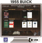 1955 Buick Shop Manual, Parts Books & Sales Literature on USB