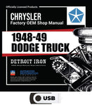 1948-49 Dodge Truck Shop Manual on USB