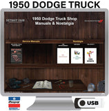 1950 Dodge Truck Shop Manual on USB
