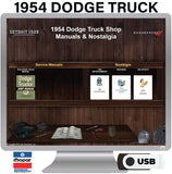 1954 Dodge Truck Shop Manual on USB