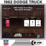 1962 Dodge Truck Shop Manuals on USB