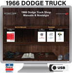 1966 Dodge Truck Shop Manuals on USB