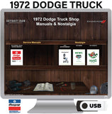1972 Dodge Truck Shop Manuals on USB