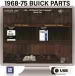 1968-1975 Buick Parts Manuals (Only) on USB