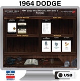 1964 Dodge Shop Manuals & Sales Data on USB