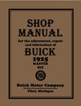 1925 Buick Master Six Shop Manual Series 50