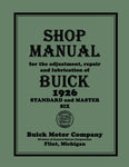 1926 Buick Standard and Master Six Shop Manual