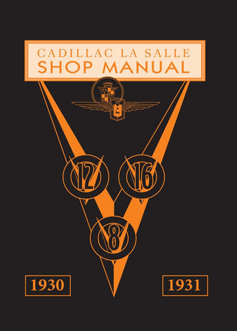 1930-1931 Cadillac LaSalle Shop Manual (Licensed Print Reproduction)