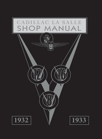 1932-1933 Cadillac LaSalle Shop Manual (Licensed Print Reproduction)