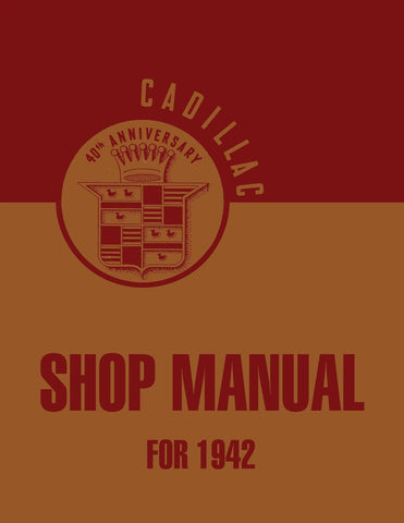 1942 Cadillac Shop Manual
