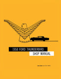 1958 Ford Thunderbird Shop Manual