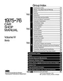 1975 - 1976 Ford / Lincoln / Mercury Shop Manual - 5 Volumes