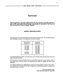 1965 - 1972 Ford Tractor Service Manual Series 2000-7000
