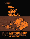 1976 Ford Truck Shop Manual - 5 Volumes