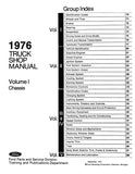 1976 Ford Truck Shop Manual - 5 Volumes