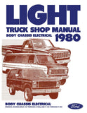 1980 Ford Trucks Vans Bronco Shop Manual - Body, Chassis, Engine & Electrical