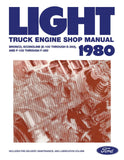 1980 Ford Trucks Vans Bronco Shop Manual - Body, Chassis, Engine & Electrical