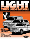 1982 Ford Vans Trucks Bronco Shop Manual - Body Chassis Engine & Electrical