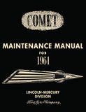 1961 Comet Maintenance Manual