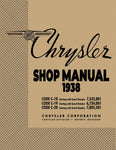 1938 Chrysler Shop Manual - Includes 11x17 inch Wiring Diagrams