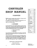 1938 Chrysler Shop Manual - Includes 11x17 inch Wiring Diagrams