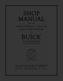 1922-23 Buick Shop Manual
