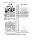 1978 Buick Chassis Service Manual (All Series) - 11x26 in. COLOR Wiring Diagrams