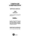 1999 Dodge Dakota Truck Shop Manual