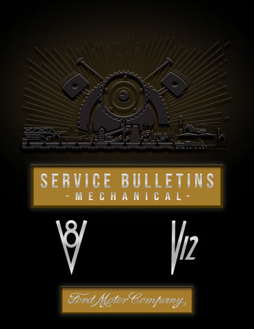 1938 - 1940 Ford Service Bulletins