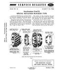 1938 - 1940 Ford Service Bulletins